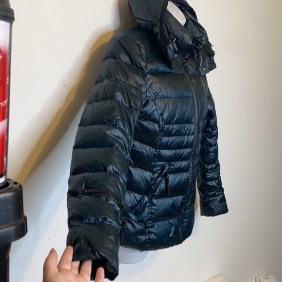 Andrew Marc Premium Down Puffer Jacket with Detachable Hood Size XS - Picture 4 of 14